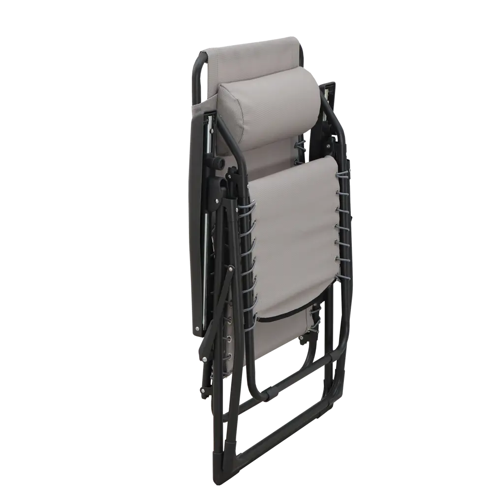 Стул-шезлонг садовый Multipo Zero 65.5x116x91 см сталь/текстилен бежевый 82667217 STLM-2162997 Santreyd  - Вид №3