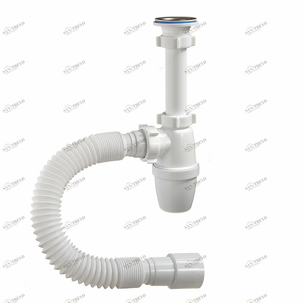 Сифон 1 1/4 40 с удлин.патрубком, гибкая труба А-32059 (О) А-32059 ОРИО 151674