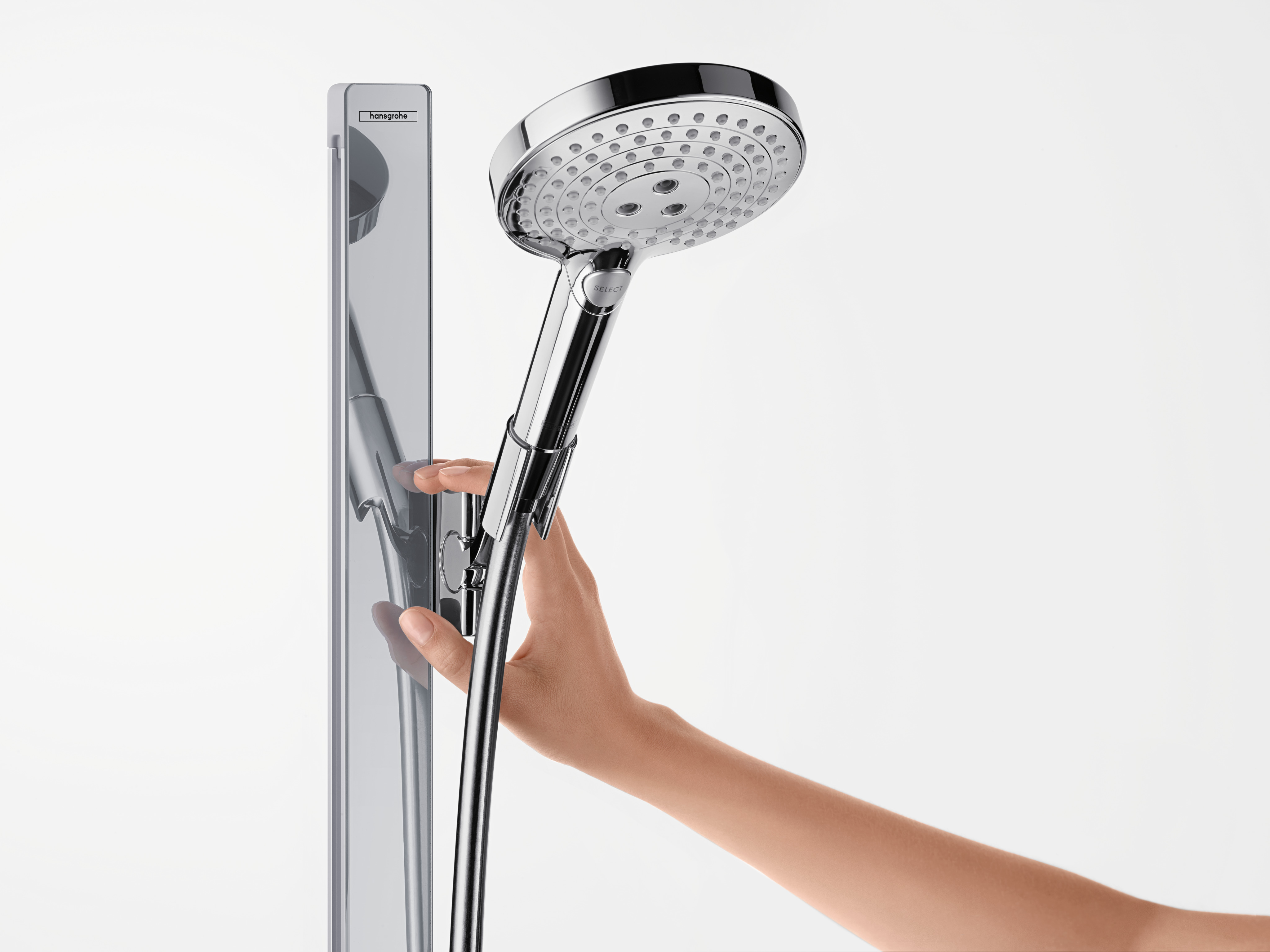 27646400 Raindance Select S Душевой набор 120 3jet со штангой 150 см и мыльницей Hansgrohe  - Вид №2