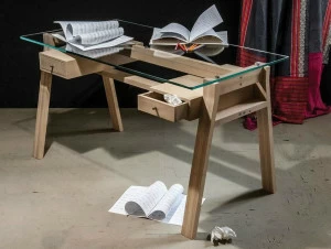 IFT Письменный стол из закаленного стекла