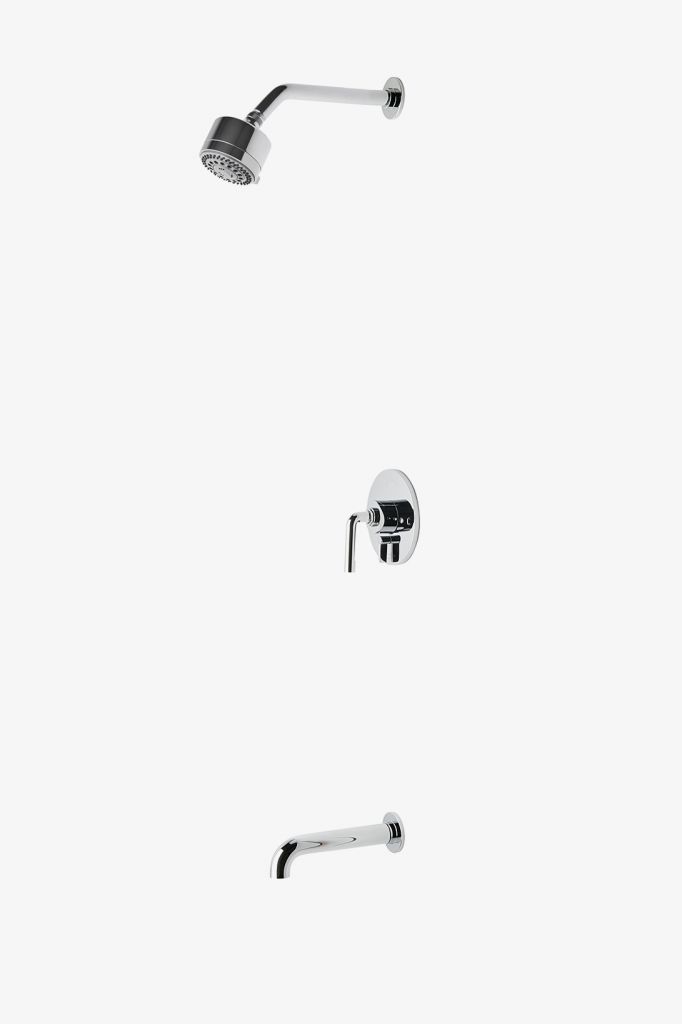 FLSP20 Комплект для душа Flyte с балансировкой давления, душевой лейкой 3 1/4 дюйма и изливом ванны Waterworks 