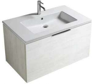 Шкаф подвесной 89х45 см Белый 7243 GALASSIA Eden