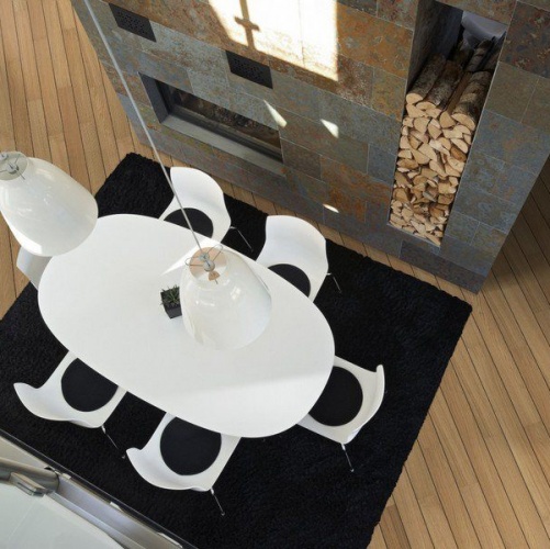 Паркетная доска Golvabia Lightwood Plank Шипдек Дуб Натур (Гладкая) 1190х143 мм 1700200009 - Вид №7