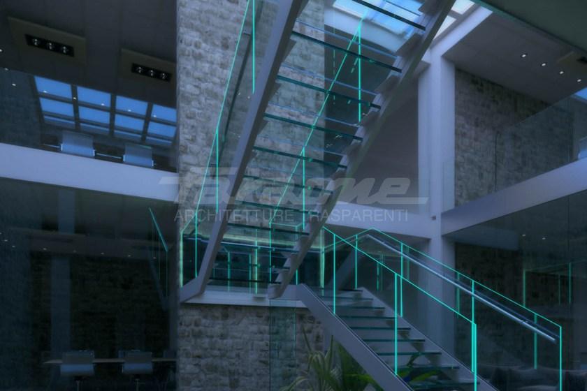 FARAONE Открытая лестница из алюминия и стекла Ninfa sun-id-1413967 - Вид №6