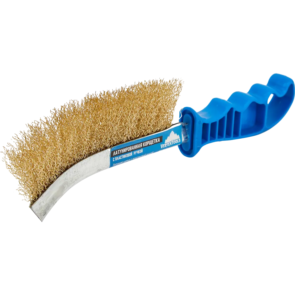 Щетка по металлу Vertextools с эргономичной ручкой 245 мм 84547725 STLM-0051771