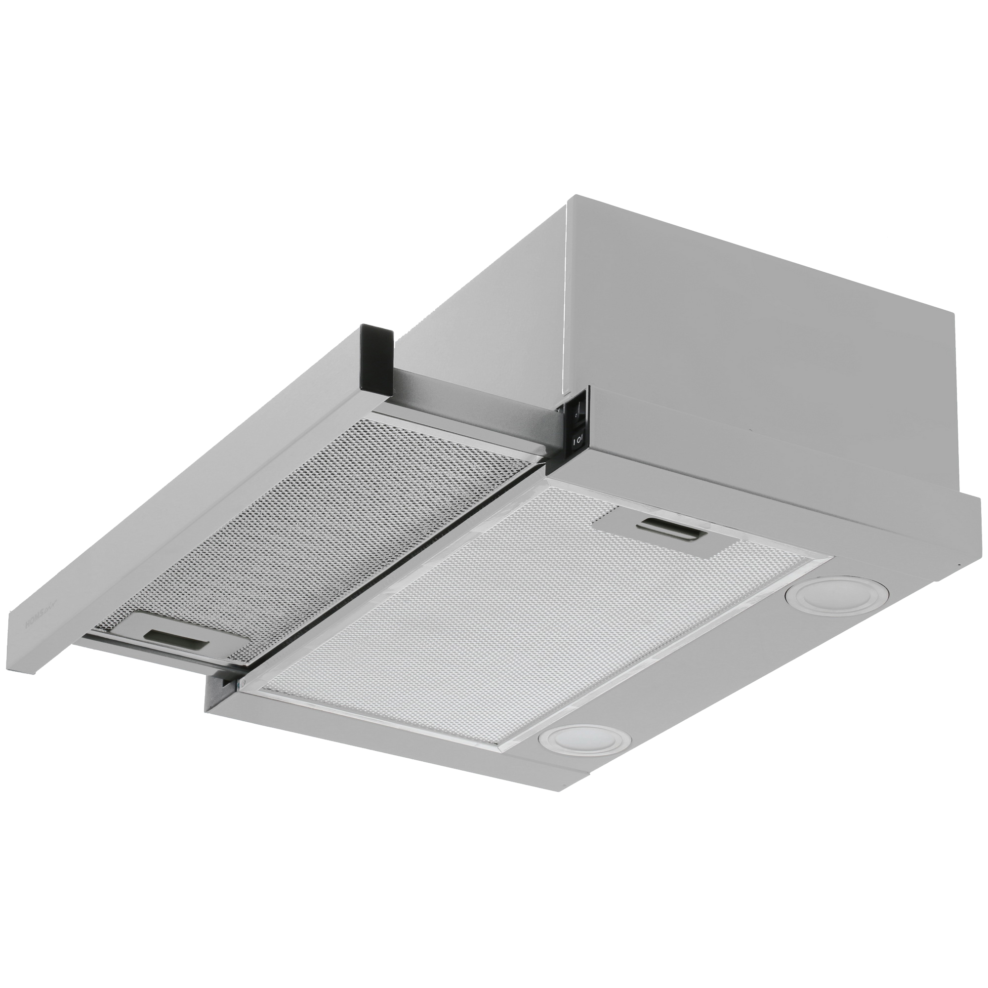 8160079 Вытяжка телескопическая HOMSair FLAT 50 серебристый/серебристый STDN-0115076 - Вид №2