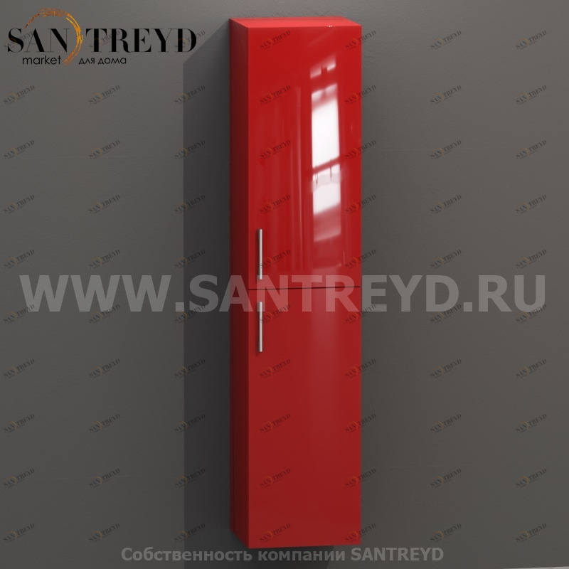 MDC148 Высокий шкаф с двумя створками 160 см красный Globo 4ALL Италия Ceramica Globo