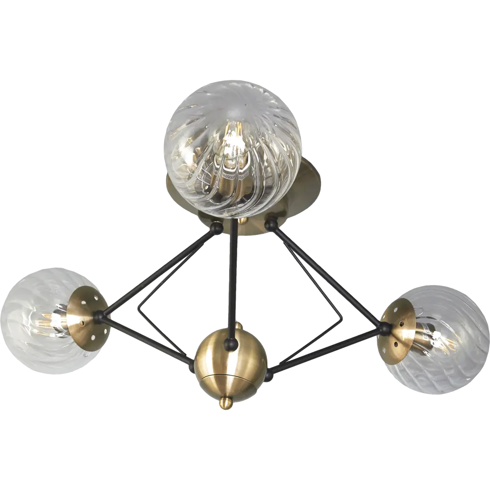 Люстра «Galaxy» 596/3PL 3хЕ27х60 Вт цвет античная бронза Escada STLM-2006261