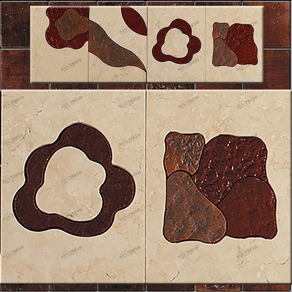 БОРДЮР ИЗ МРАМОРА MF-3 SKALINI MODERN MF3