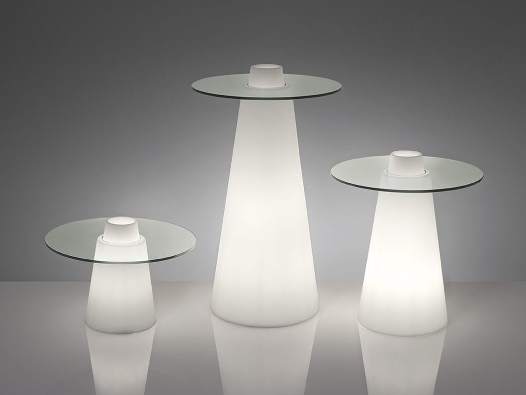 Высокий стол из полиэтилена для контракта SLIDE PEAK ARCH-00101759 - Вид №1