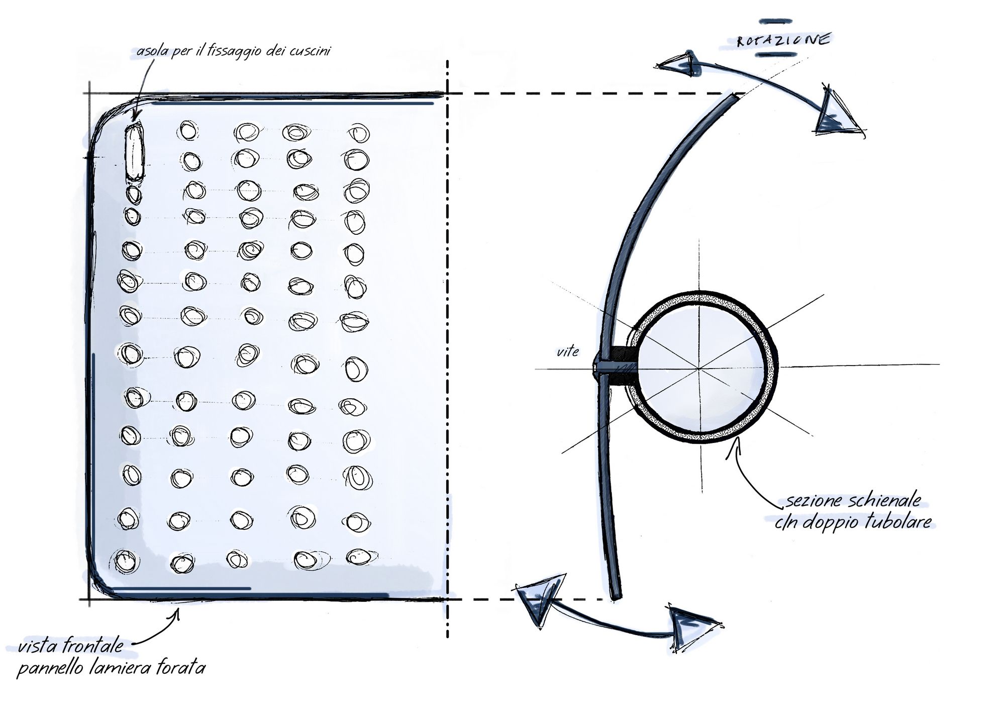 Стальной и тканый угловой садовый стул S-CAB лоскут ARCH-00022261 - Вид №31