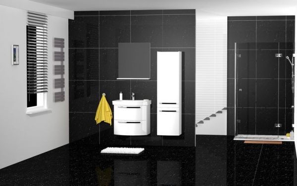 Flow-65/белый глянец Oristo, Flow 65 см: зеркало с полочкой, тумба, раковина из минерального литья, цвет белый глянец Santreyd 