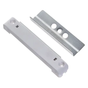 Защёлка балконная магнитная, цвет белый