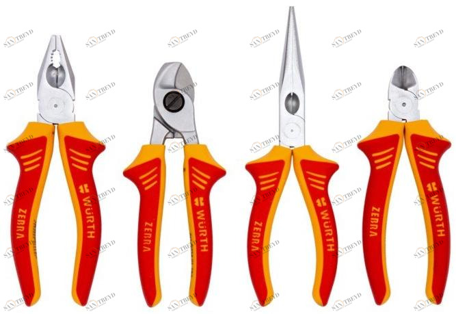 Würth Ассортимент плоскогубцев Pinze 071401 581