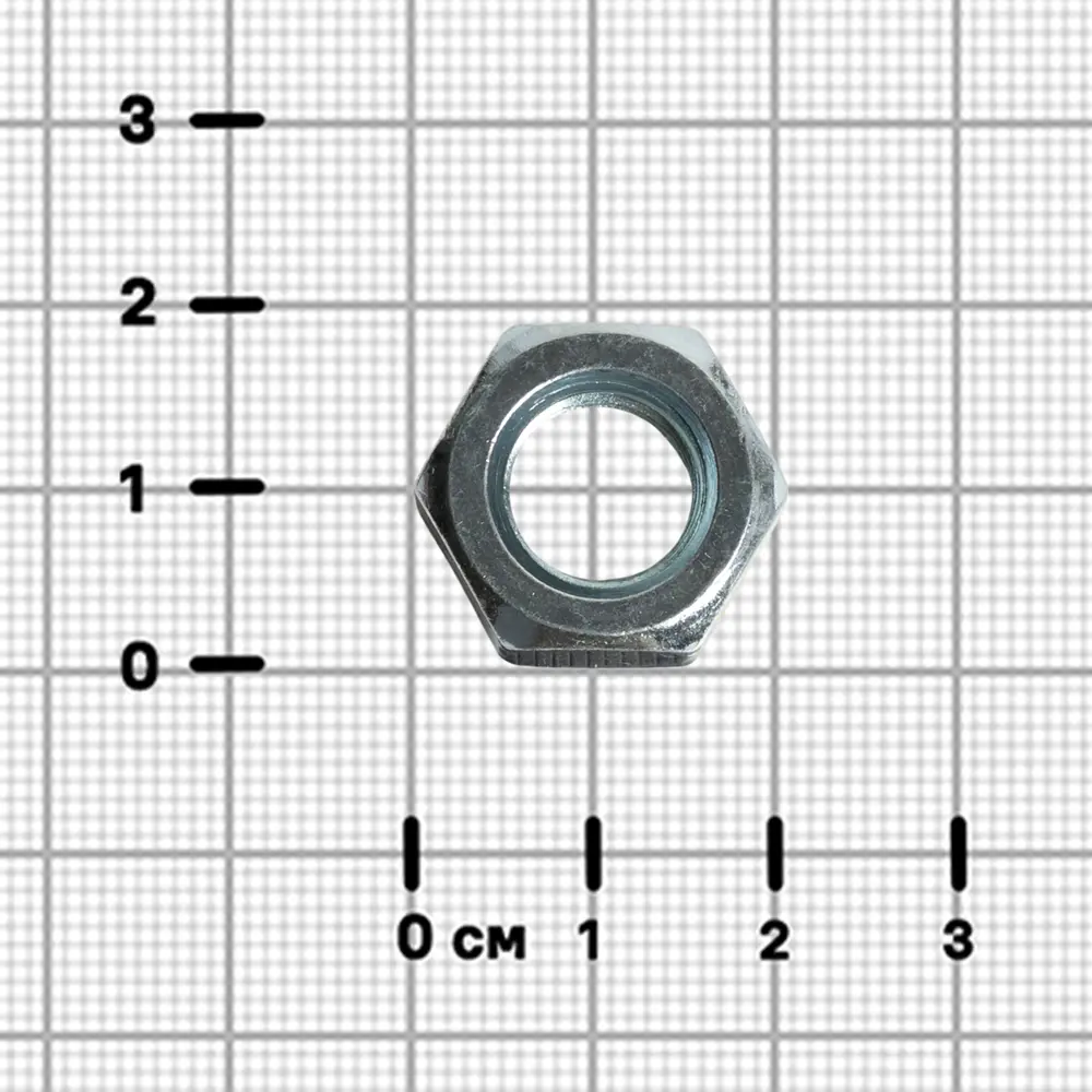 Гайка шестигранная М12 DIN 934 сталь оцинкованная на вес 89400370 STLM-2003039 Santreyd  - Вид №1