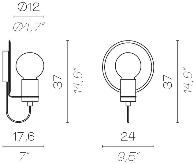 Contardi Настенный светильник Solitario sun-id-1345147 - Вид №5