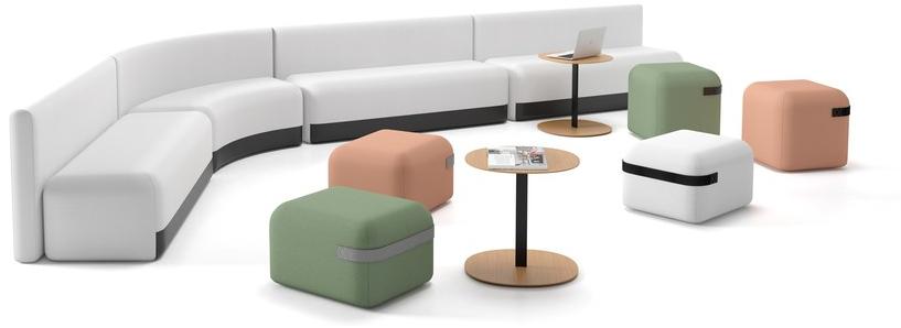 Viccarbe Модульный диван из ткани Season sun-id-1511971 - Вид №1