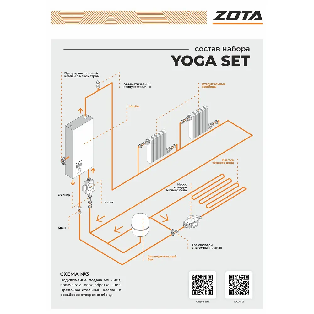 Zota YOGASET-9 — электрический котел-миникотельная 9 кВт 89365720 STLM-1343183 - Вид №6