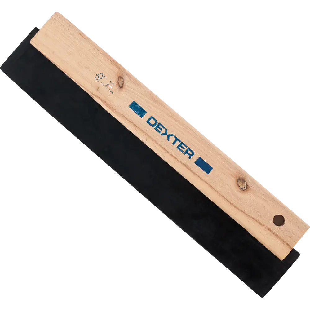 Шпатель резиновый Dexter 300 мм, деревянная ручка STLM-2071639