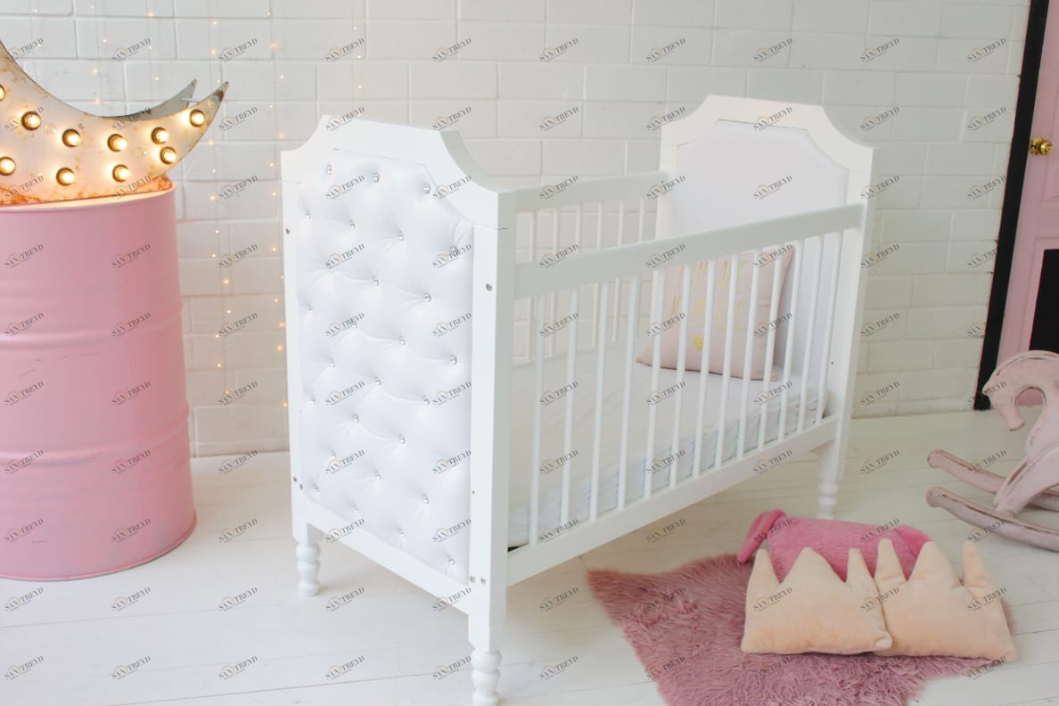 Кровать Classik Luxe белая QUEENBABY ДИЗАЙНЕРСКИЕ 180353 Белый 