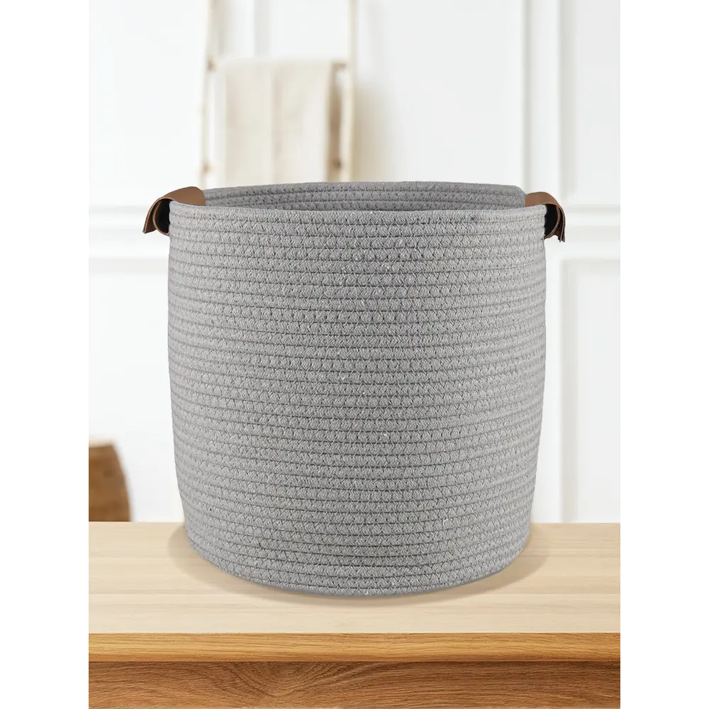 Корзина для хранения Zenfort Ангара 26л текстиль серый Шерон STLM-2179225 - Вид №1