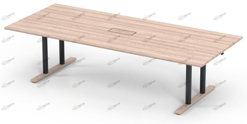 Howe Прямоугольный деревянный стол для совещаний с регулируемой высотой Mn table series sun-id-1442815