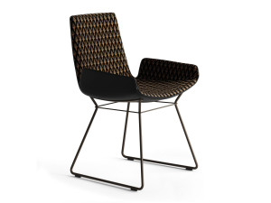 Мягкий стул для саней с подлокотниками