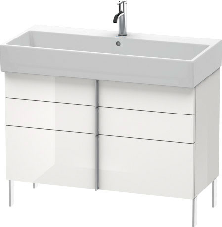 VA658805353 Vero Air Тумбочка напольная Каштан темный, декор Duravit - Вид №2