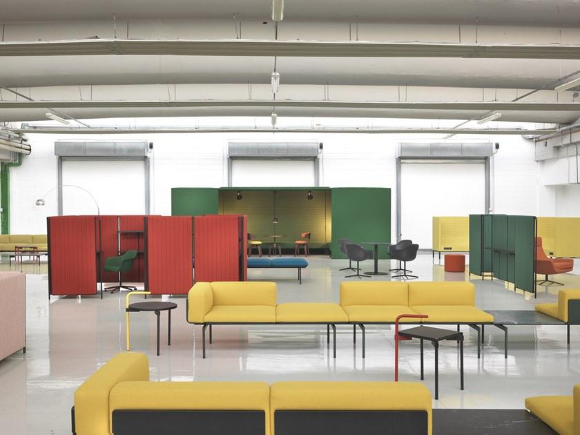 Marelli 3-х местный модульный мягкий диван из ткани в современном стиле sun-id-1425138 - Вид №4