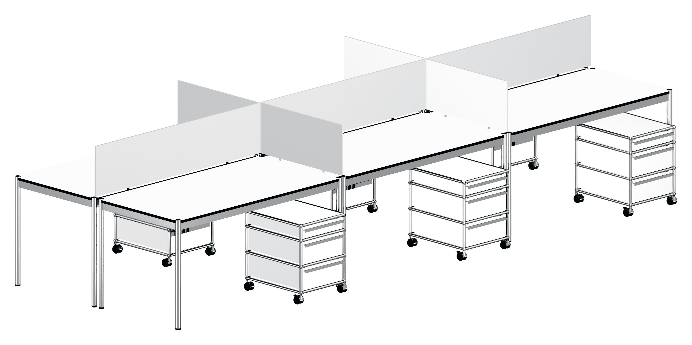 Прямоугольный рабочий стол из ламината USM USM Haller Table ARCH-00149112 - Вид №16