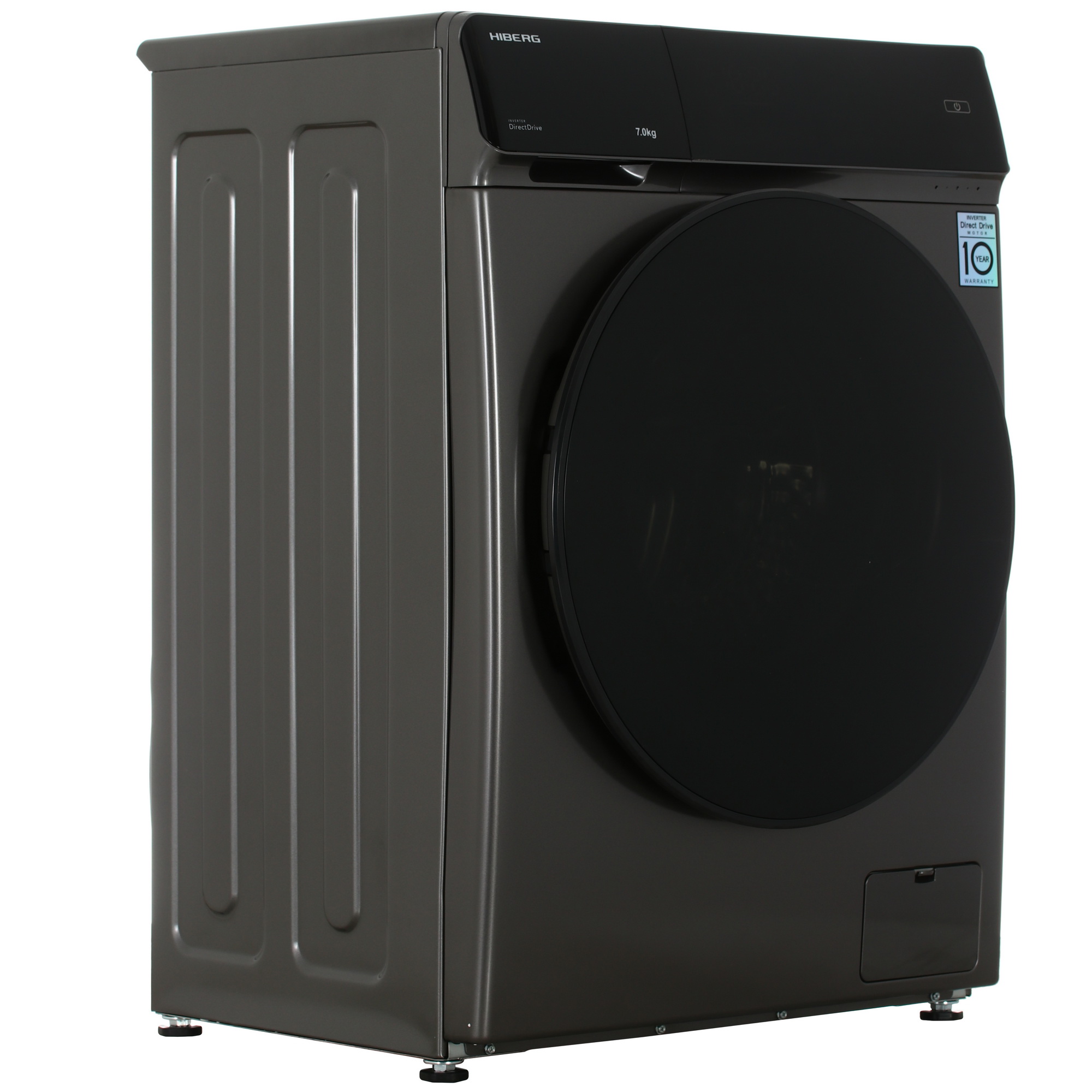 9975379 Стиральная машина HIBERG i-DDQ9-712 Sd серый STDN-0012908 - Вид №1