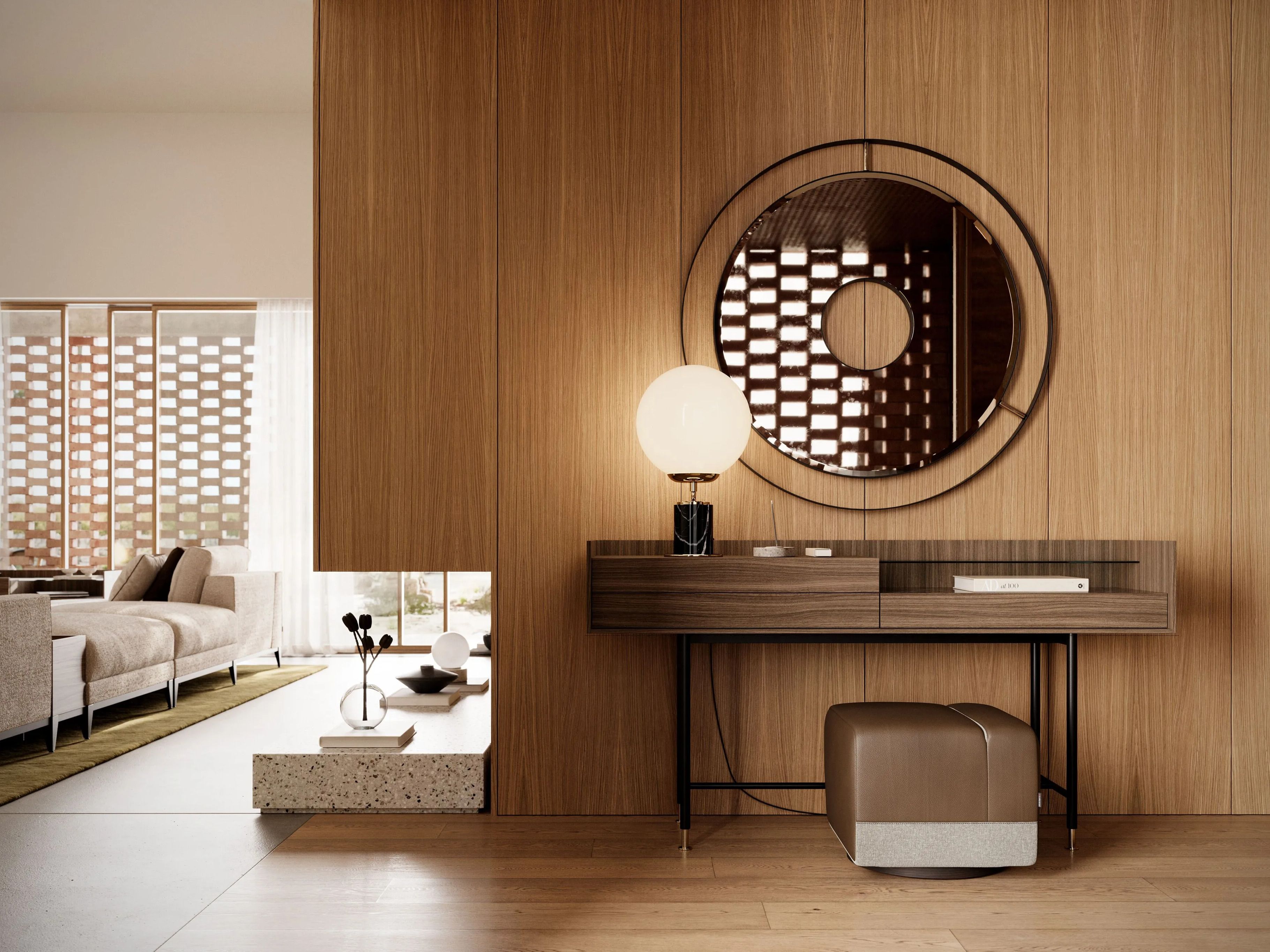 Прямоугольная консоль с ящиками Laskasas Essence ARCH-00147244 - Вид №3