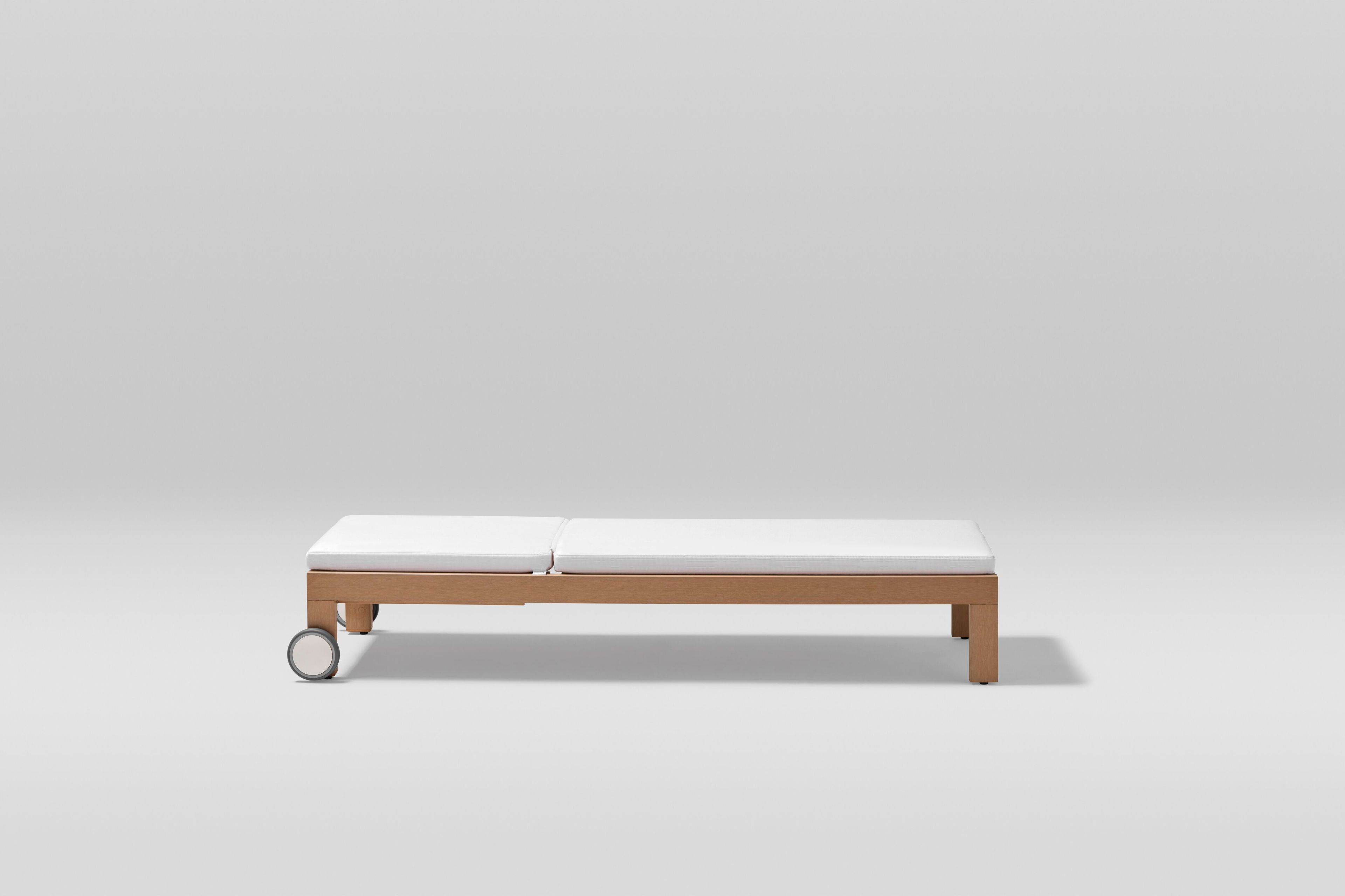 Ткань и TechTeak Recliner Садовая кровать с колесами POINT Kahn ARCH-00057871 - Вид №8