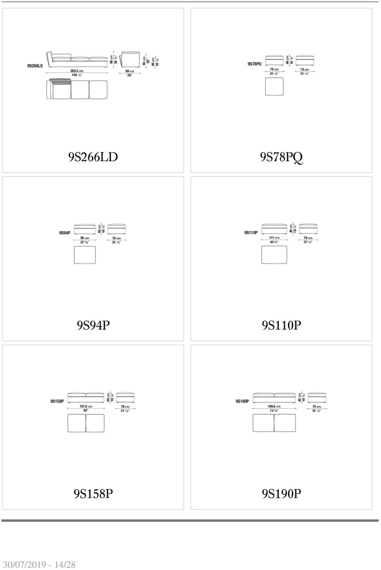 Maxalto Модульный тканевый диван с шезлонгом Solatium sun-id-1479911 - Вид №15