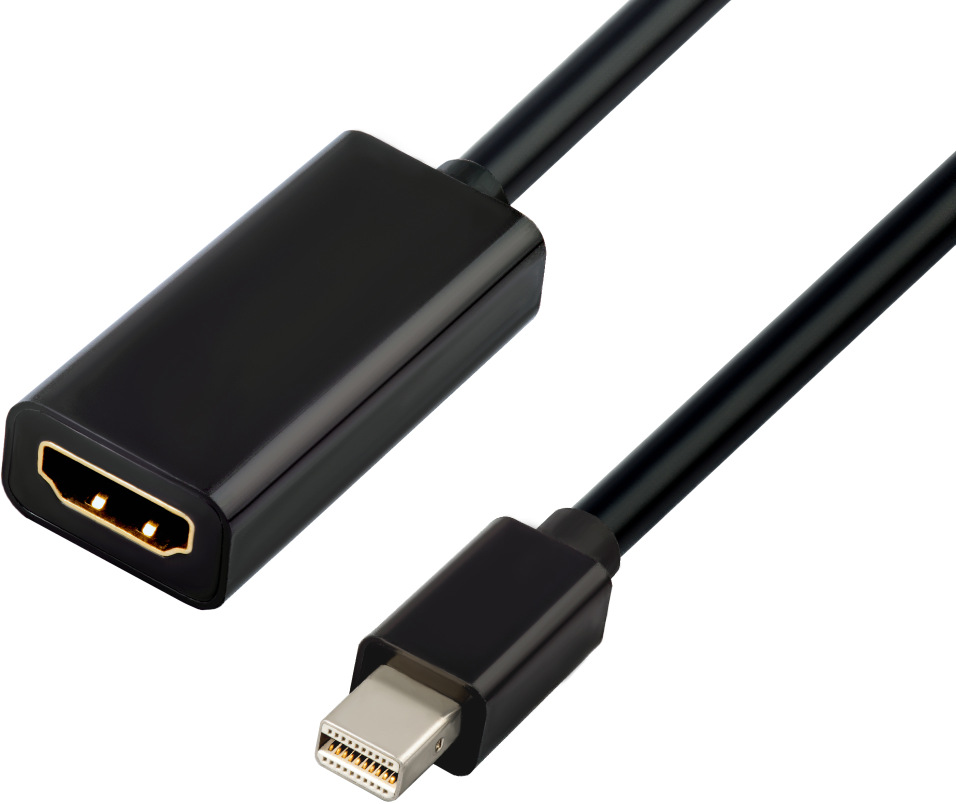 GCR-50930 адаптер-переходник apple mini displayport 20m > hdmi 19f, черный, Greenconnect Santreyd 