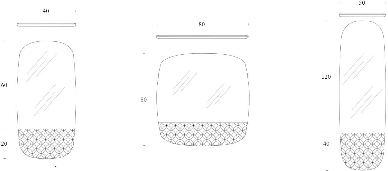 Tonin Casa Прямоугольное деревянное настенное зеркало  T6465  - Вид №4