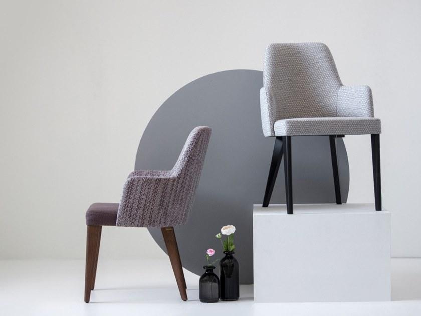 Anesis Ресторанный стул из ткани с подлокотниками  C5  - Вид №4