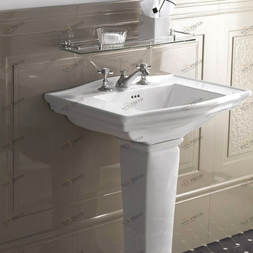 IBLG123FWES Подвесная раковина настенная овальная Devon&Devon  белая 