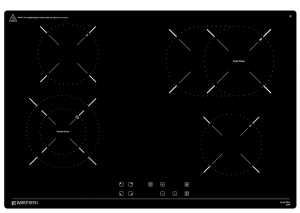 9168763 Электрическая варочная поверхность Meferi MEH754BK ULTRA