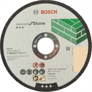 Диск отрезной по камню и кермамике тип 41 Bosch Professional 2608603178 125x22.2x3 мм 80158961 STLM-2195454