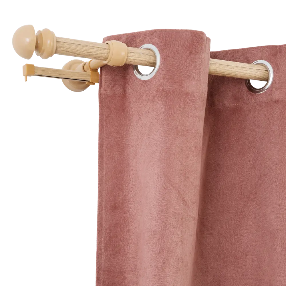 Карниз двухрядный 200 см металл/пластик цвет бежевый РУССКИЕ КАРНИЗЫ STLM-2115603 - Вид №2