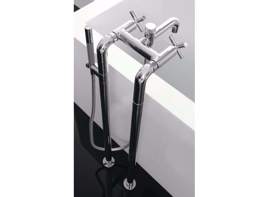 Напольный смеситель для ванны с ручным душем Zazzeri Da-Da ARCH-00116800