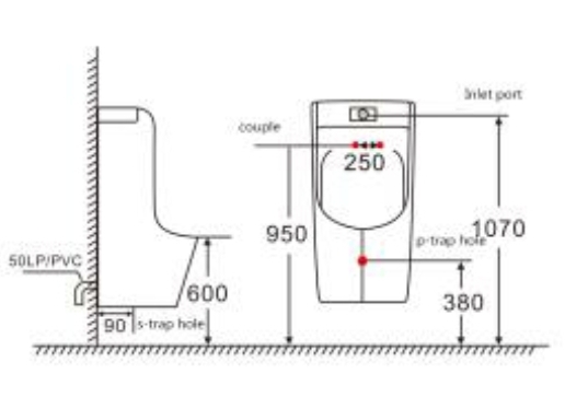 Писсуары SL-6003 SANTILINE  - Вид №1