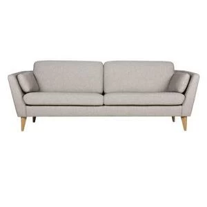 Диван Mynta, трехместный, серо-бежевый