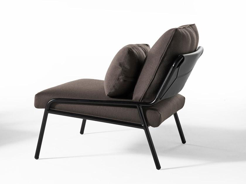 Meridiani Кресло из ткани и кожи sun-id-1472017 - Вид №2