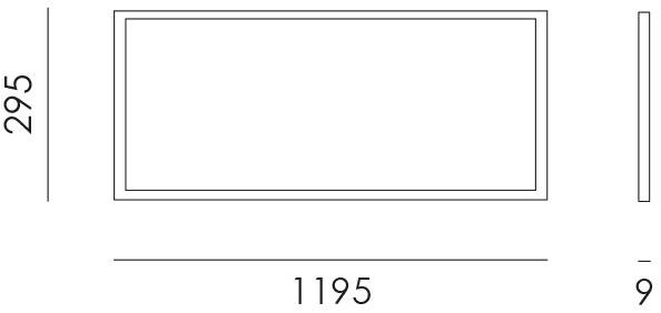 NEXO LUCE Встраиваемый светодиодный светильник для подвесных потолков Inlux recessed 5189 - Вид №1
