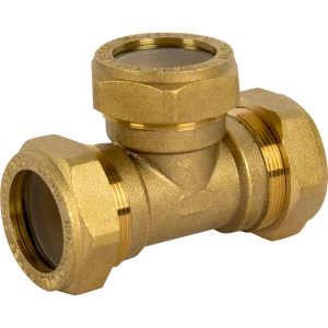 Тройник обжимной Neptun IWS 25х25х25 мм, латунь 82110553 STLM-2056276