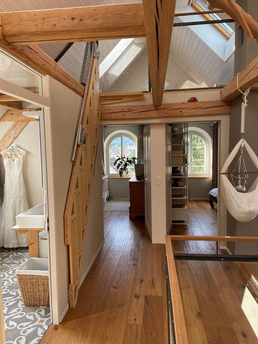 Bcompact Выдвижная лестница из дерева  Bhs-01  - Вид №28