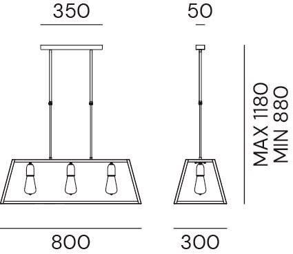 Il Fanale Подвесной светильник из железа London 205.24.ff - Вид №1