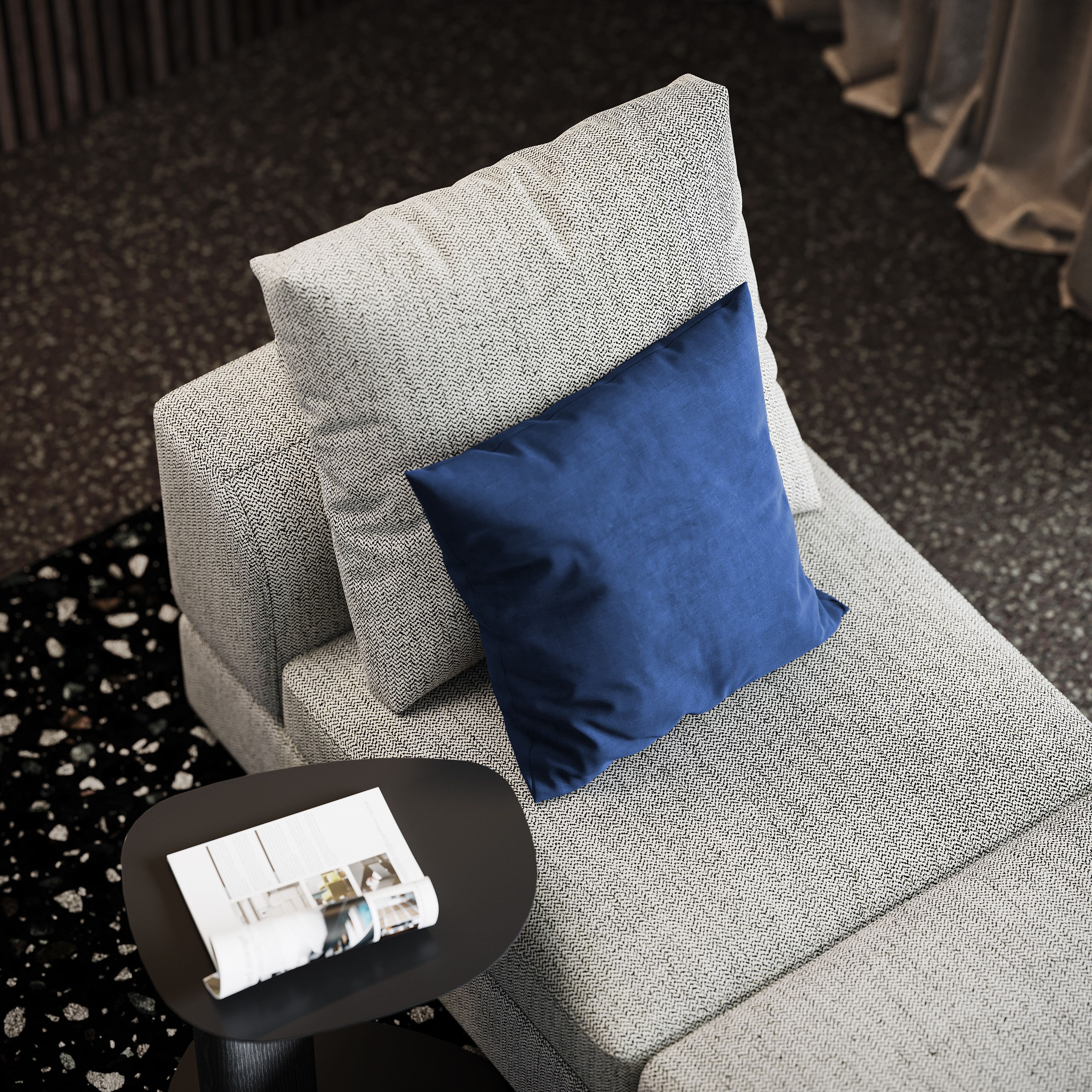 Тканевый диван с полуостровом Liu Jo Living Collection Pixi ARCH-00078655 - Вид №13